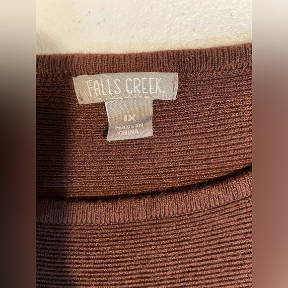 Falls creek Sweater Tee size 1X - Picture 4 of 6